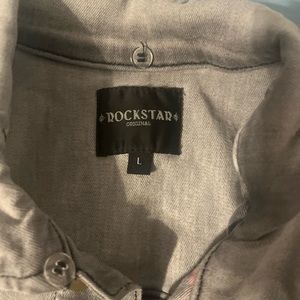 Men’s skinny jean distressed denim set